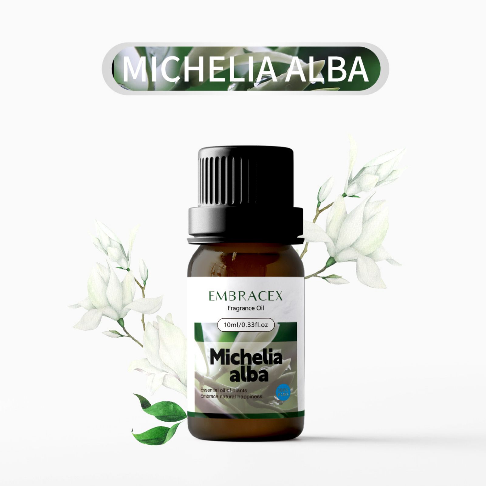 Candle Supplies Essential Oils - 10ml Michelia alba Olio Essenziale Profumo