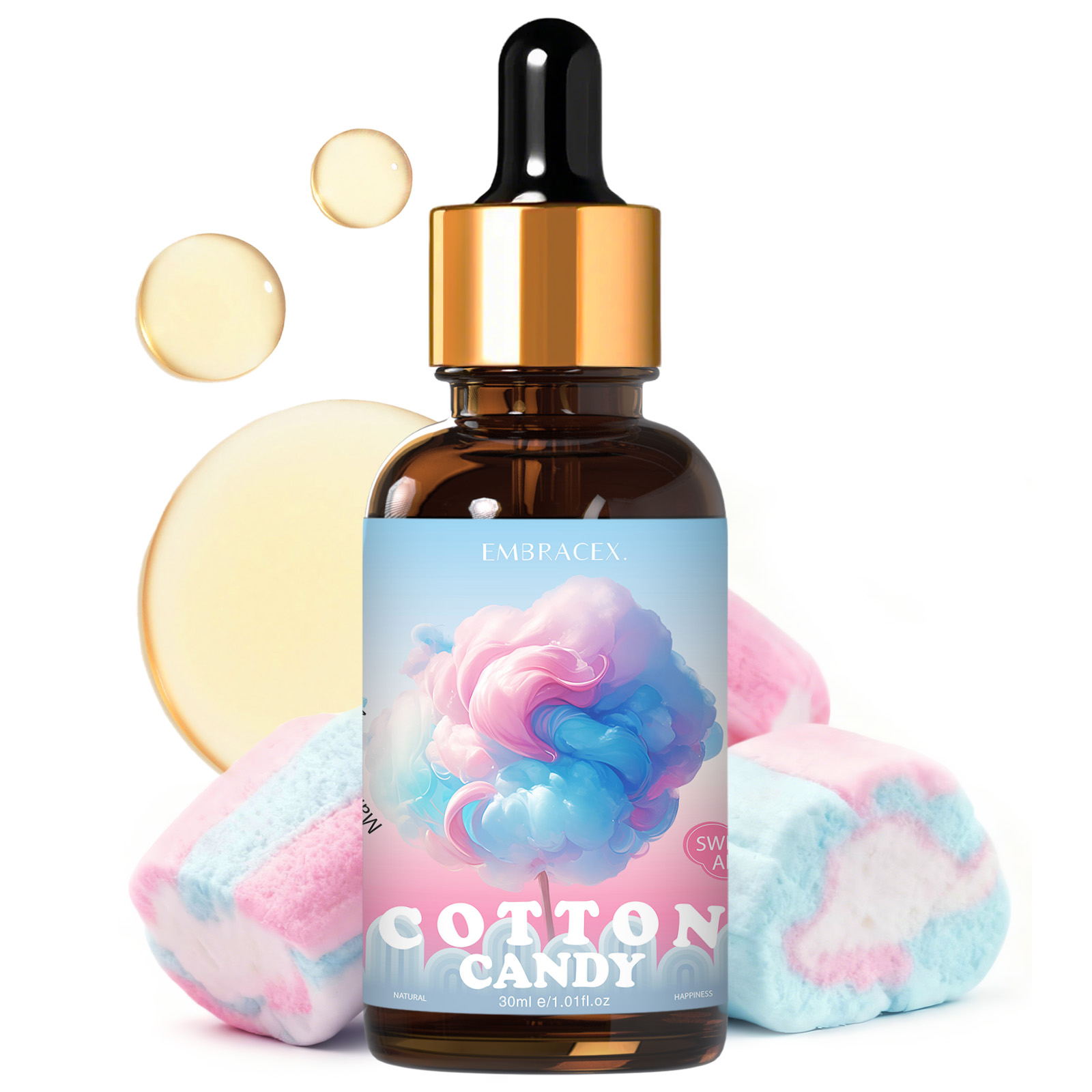 Candle Supplies Essential Oils - Olio Essenziale di Zucchero Filato 30ml,