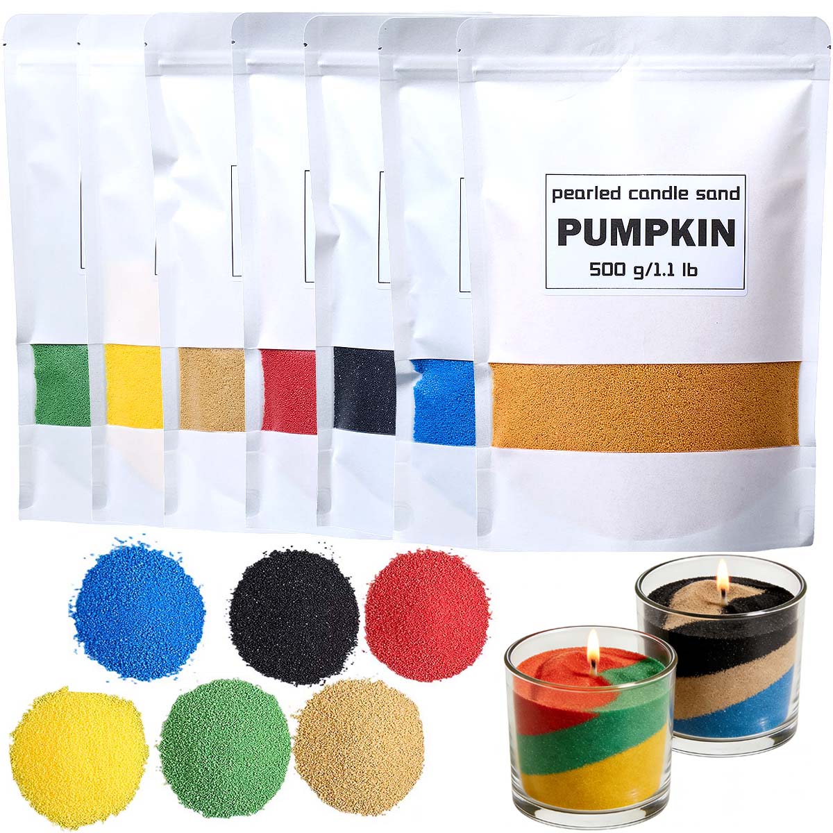 Candle Supplies Bulk - Cera Granulare Colorata da 500g per