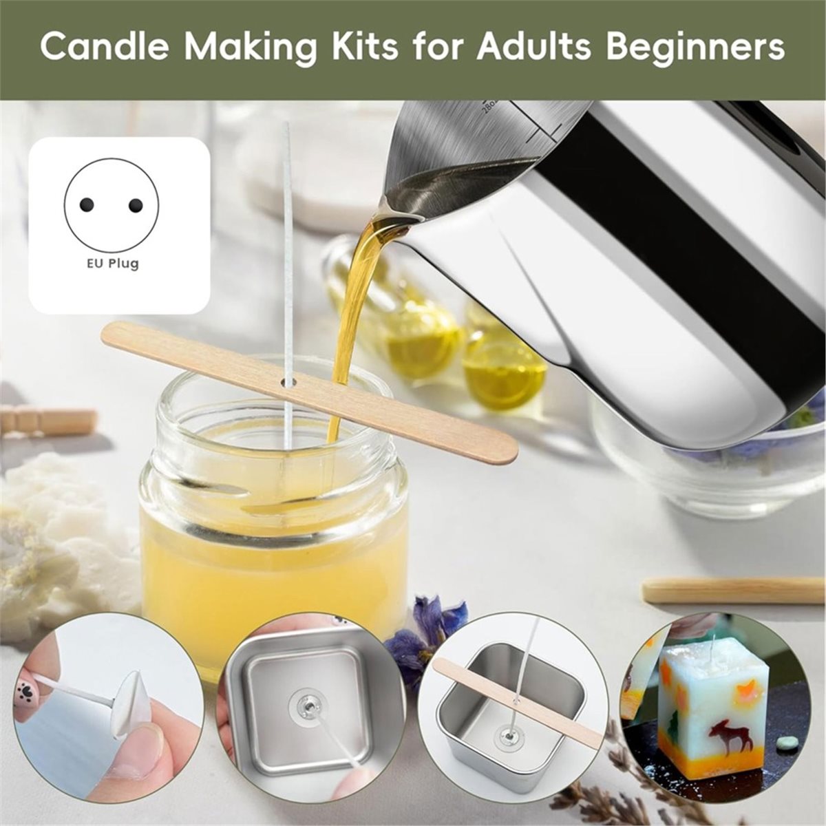 Candle Supplies Eu - Nuovo Kit per la Realizzazione di