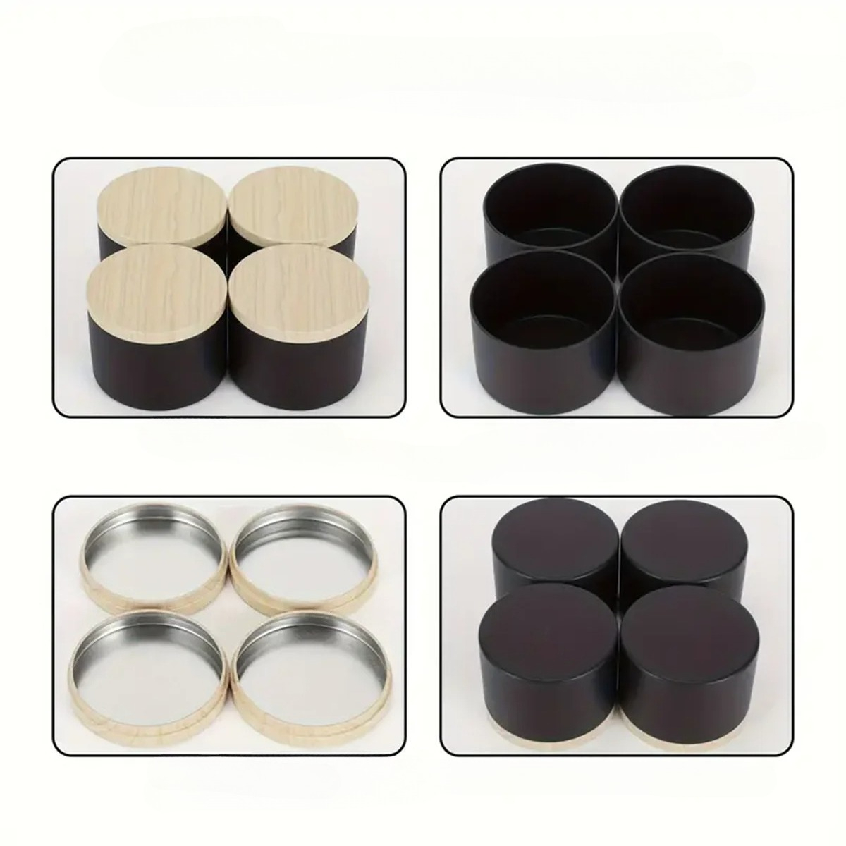 12 Pezzi Barattoli Rotondi in  - Metal Tin Lid 4Oz recensione e prezzo