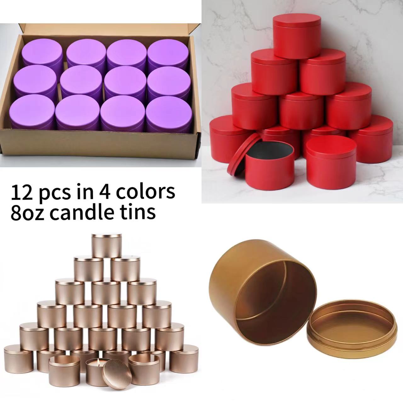 12 lattine per candele in meta - Metal Tin Lid 4Oz recensione e prezzo