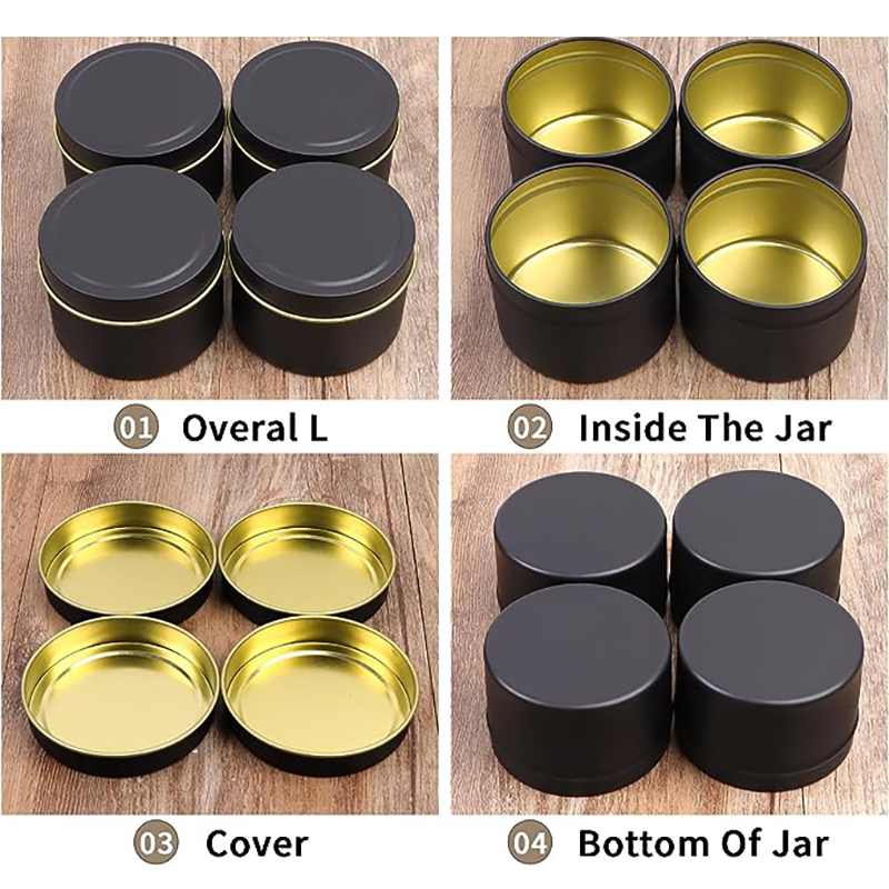 Barattoli di candela da 4 once - Metal Tin Lid 4Oz recensione e prezzo