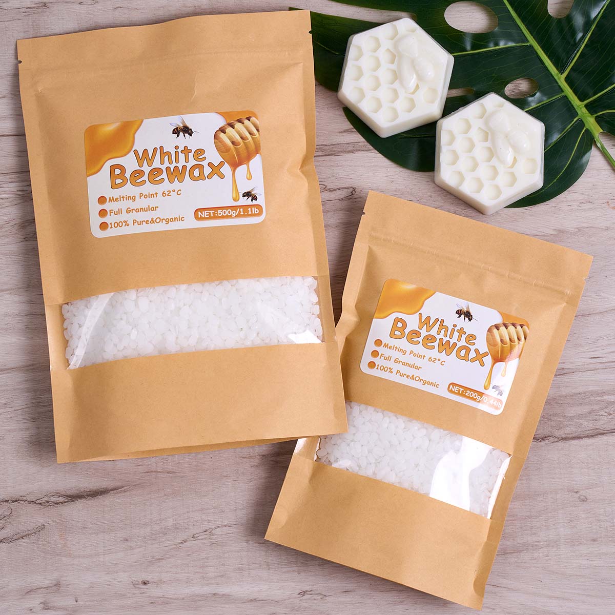 1000g Cera d'api bianca Candel - Candle Supplies Bulk recensione e prezzo