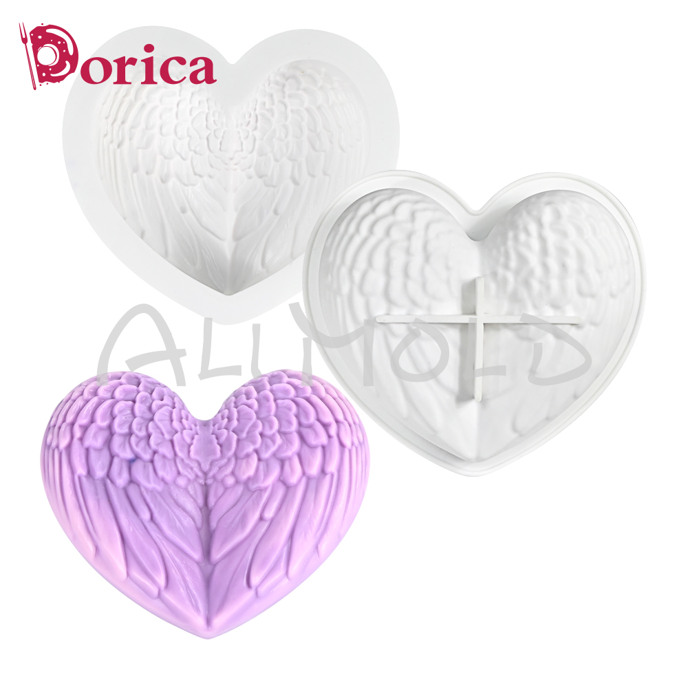Dorica 3D Ali Cuore Stampo in  - Candle Supplies Eu recensione e prezzo