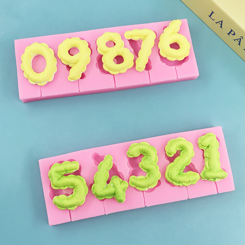 Stampo in silicone con numeri  - Candle Supplies Eu recensione e prezzo