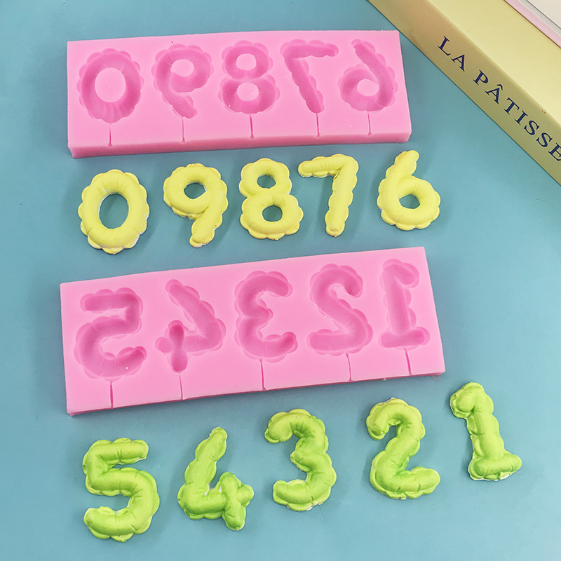 Stampo in silicone con numeri  - Candle Supplies Eu recensione e prezzo