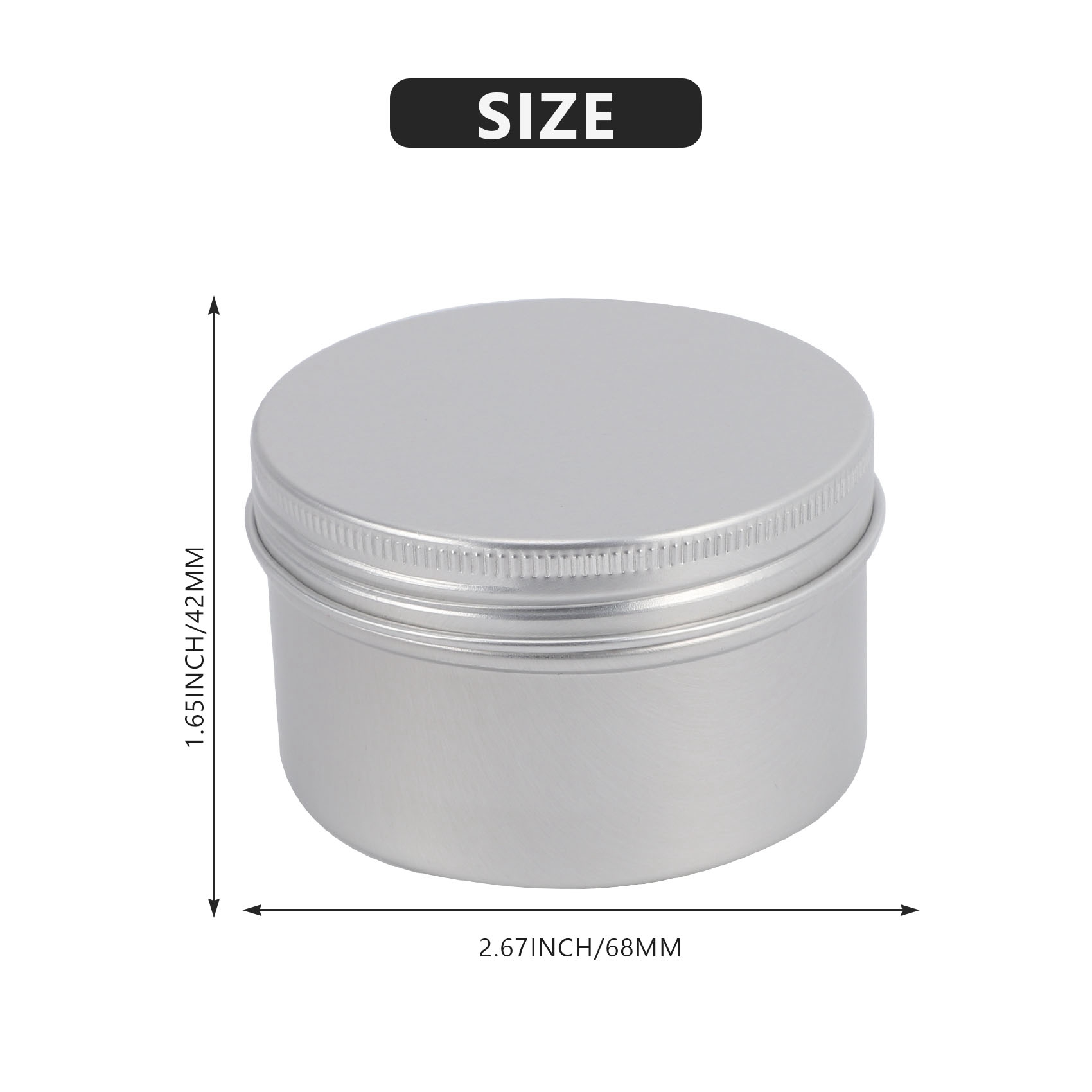 A56P-12 Pezzi Barattoli in Met - Metal Tin Lid 4Oz recensione e prezzo